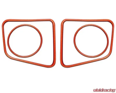 Tufskinz Fog Light Accent Kit Fits 2014-2020 Toyota Tundra 4 Piece Kit In Inferno Orange - TUN006-FNO-G