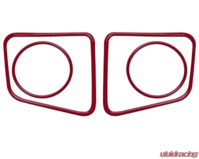 Tufskinz Fog Light Accent Kit Fits 2014-2020 Toyota Tundra 4 Piece Kit In Gloss Trd Red - TUN006-RED-G