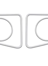 Tufskinz Fog Light Accent Kit Fits 2014-2020 Toyota Tundra 4 Piece Kit In Gloss White                                     - TUN006-WHT-G - Image 3