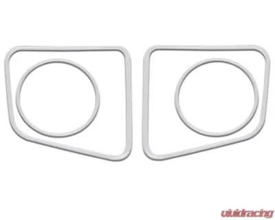 Tufskinz Fog Light Accent Kit Fits 2014-2020 Toyota Tundra 4 Piece Kit In Gloss White - TUN006-WHT-G