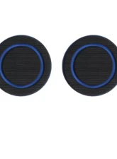 Tufskinz Rear Fold Down Seat Cup Holder Inserts For 2007-2020 Tundra 2 Piece Kit In Black/Blue                                     - TUN011-FBL-X - Image 2