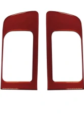 Tufskinz Front Door Handle Accent Trim Fits 2014-2020 Toyota Tundra 2 Piece Kit In Inferno (Similar To Exterior Inferno Orange)                                     - TUN028-FNO-G - Image 2