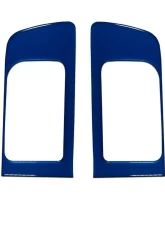 Tufskinz Front Door Handle Accent Trim Fits 2014-2020 Toyota Tundra 2 Piece Kit In Blazing Blue                                     - TUN028-GBL-G - Image 2