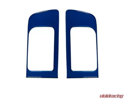 Tufskinz Front Door Handle Accent Trim Fits 2014-2020 Toyota Tundra 2 Piece Kit In Blazing Blue - TUN028-GBL-G