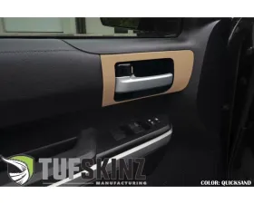 Tufskinz Front Door Handle Accent Trim Fits 2014-2020 Toyota Tundra 2 Piece Kit In Quicksand Tan