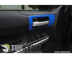 Tufskinz Front Door Handle Accent Trim Fits 2014-2020 Toyota Tundra 2 Piece Kit In Voodoo Blue
