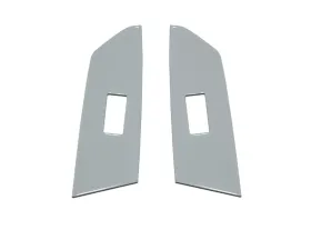 Tufskinz Crewmax Rear Door Switch Panel Accent Trim Fits 2014-2020 Toyota Tundra 2 Piece Kit In Cement Gray