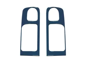 Tufskinz Crewmax Rear Door Handle Accent Trim Fits 2014-2020 Toyota Tundra 2 Piece Kit In Cavalry Blue