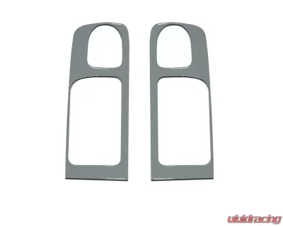 Tufskinz Crewmax Rear Door Handle Accent Trim Fits 2014-2020 Toyota Tundra 2 Piece Kit In Cement Gray - TUN030-GGY-G