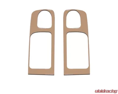 Tufskinz Crewmax Rear Door Handle Accent Trim Fits 2014-2020 Toyota Tundra 2 Piece Kit In Quicksand Tan - TUN030-GTN-G