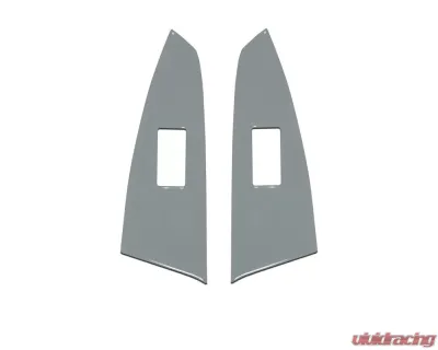 Tufskinz D-Cab Rear Door Switch Panel Accent Trim Fits 2014-2020 Toyota Tundra 2 Piece Kit In Cement Gray - TUN031-GGY-G