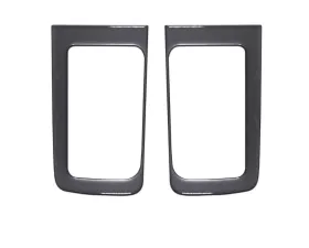 Tufskinz D-Cab Rear Door Handle Accent Trim Fits 2014-2020 Toyota Tundra 2 Piece Kit In Charcoal Silver (Similar To Magnetic Gray)