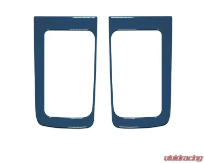 Tufskinz D-Cab Rear Door Handle Accent Trim Fits 2014-2020 Toyota Tundra 2 Piece Kit In Cavalry Blue - TUN032-CYB-G