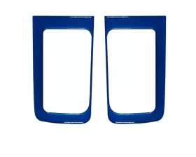 Tufskinz D-Cab Rear Door Handle Accent Trim Fits 2014-2020 Toyota Tundra 2 Piece Kit In Blazing Blue