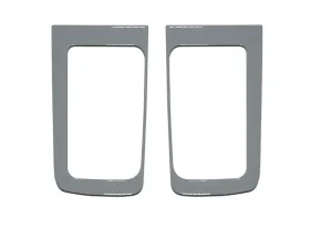 Tufskinz D-Cab Rear Door Handle Accent Trim Fits 2014-2020 Toyota Tundra 2 Piece Kit In Cement Gray
