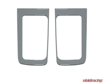 Tufskinz D-Cab Rear Door Handle Accent Trim Fits 2014-2020 Toyota Tundra 2 Piece Kit In Cement Gray - TUN032-GGY-G
