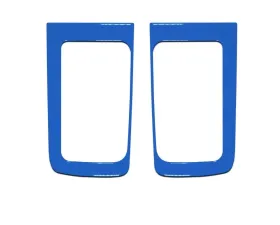 Tufskinz D-Cab Rear Door Handle Accent Trim Fits 2014-2020 Toyota Tundra 2 Piece Kit In Voodoo Blue