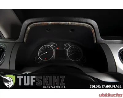 Tufskinz Dashboard Accent Trim Fits 2014-2020 Toyota Tundra 1 Piece Kit In Camouflage - TUN033-CAM-M