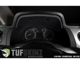Tufskinz Dashboard Accent Trim Fits 2014-2020 Toyota Tundra 1 Piece Kit In Charcoal Silver (Similar To Magnetic Gray)