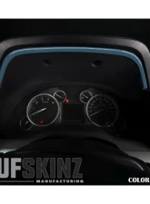 Tufskinz Dashboard Accent Trim Fits 2014-2020 Toyota Tundra 1 Piece Kit In Cavalry Blue                                     - TUN033-CYB-G - Image 2