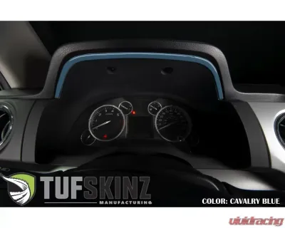 Tufskinz Dashboard Accent Trim Fits 2014-2020 Toyota Tundra 1 Piece Kit In Cavalry Blue - TUN033-CYB-G