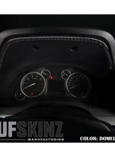 Tufskinz Dashboard Accent Trim Fits 2014-2020 Toyota Tundra 1 Piece Kit In Domed Real Carbon Fiber                                     - TUN033-DCF-G - Image 2