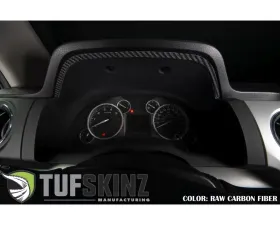 Tufskinz Dashboard Accent Trim Fits 2014-2020 Toyota Tundra 1 Piece Kit In Raw Real Carbon Fiber