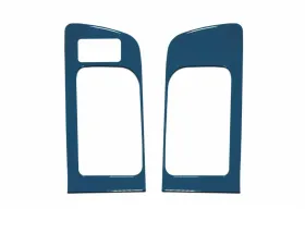 Tufskinz Front Door Handle Accent Trim With Memory Seat Button Fits 2014-2020 Toyota Tundra 2 Piece Kit In Cavalry Blue