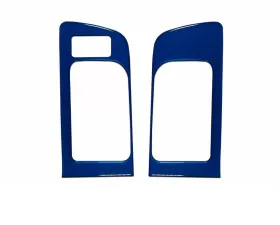 Tufskinz Front Door Handle Accent Trim With Memory Seat Button Fits 2014-2020 Toyota Tundra 2 Piece Kit In Blazing Blue