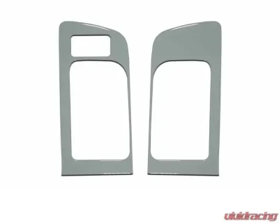 Tufskinz Front Door Handle Accent Trim With Memory Seat Button Fits 2014-2020 Toyota Tundra 2 Piece Kit In Cement Gray - TUN036-GGY-G