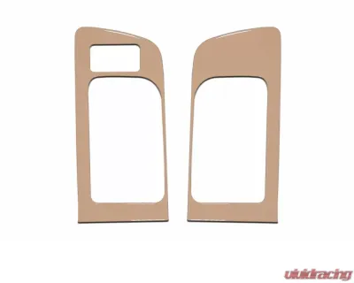 Tufskinz Front Door Handle Accent Trim With Memory Seat Button Fits 2014-2020 Toyota Tundra 2 Piece Kit In Quicksand Tan - TUN036-GTN-G