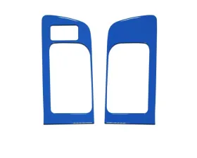 Tufskinz Front Door Handle Accent Trim With Memory Seat Button Fits 2014-2020 Toyota Tundra 2 Piece Kit In Voodoo Blue