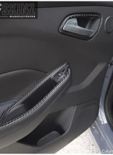 Tufskinz Rear Interior Kit Fits 2015-2018 Ford Focus RS St 4 Piece Kit In Domed Carbon Fiber                                     - FOC014-DCF-G - Image 2