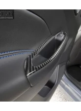 Tufskinz Rear Interior Kit Fits 2015-2018 Ford Focus RS St 4 Piece Kit In Domed Carbon Fiber                                     - FOC014-DCF-G - Image 3