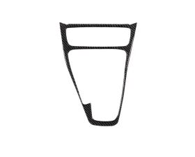 Tufskinz Shift Knob Accent Trim Fits 2015-2018 Ford Focus RS St 1 Piece Kit In Domed Real Carbon Fiber
