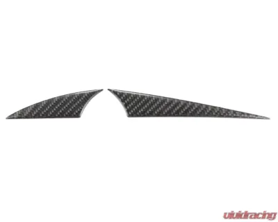 Tufskinz (RHD) 3 Gauge Cluster Accent Fits 2015-2018 Ford Focus RS St 2 Piece Kit In Domed Real Carbon Fiber - FOC021-DCF-G