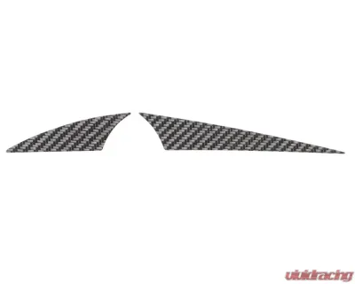 Tufskinz (RHD) 3 Gauge Cluster Accent Fits 2015-2018 Ford Focus RS St 2 Piece Kit In Raw Real Carbon Fiber - FOC021-RCF-X