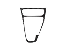 Tufskinz (RHD) Shift Knob Accent Trim Fits 2015-2018 Ford Focus RS St 1 Piece Kit In Domed Real Carbon Fiber