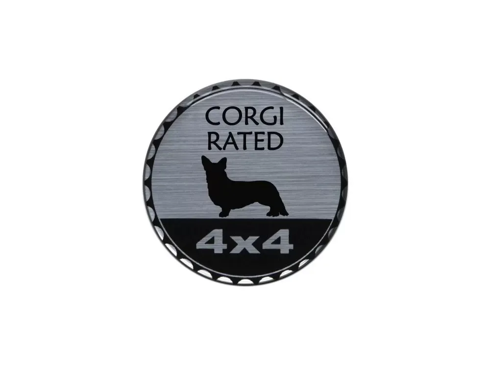 Tufskinz JEX059-DUM-262-G Corgi Rated Badge Kit for Jeep