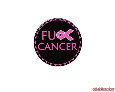 Tufskinz Rated Badge Fits Jeep 1 Piece Kit In Brushed Silver (Fu** Cancer) - JEX059-GTO-200-G