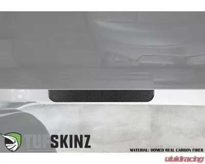 Tufskinz Door Sill Protection Fits 2019-2020 Ford Ranger Real Carbon Fiber(Domed) Front Doors Plain - RAG004-DCF-G