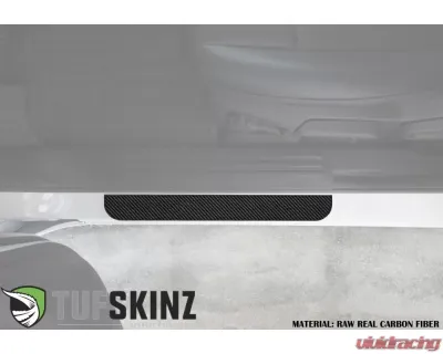 Tufskinz Door Sill Protection Fits 2019-2020 Ford Ranger Real Carbon Fiber(Raw) Front Doors Plain - RAG004-RCFPT-X