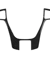 Tufskinz Steering Wheel Accent Fits 2019-2020 Ford Ranger 1 Piece Kit In Real Carbon Fiber(Domed)                                     - RAG008-DCF-G - Image 3