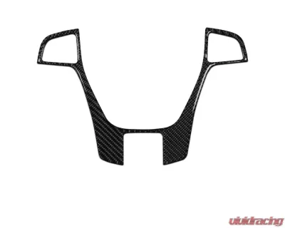 Tufskinz Steering Wheel Accent Fits 2019-2020 Ford Ranger 1 Piece Kit In Real Carbon Fiber(Domed) - RAG008-DCF-G