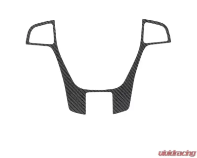Tufskinz Steering Wheel Accent Fits 2019-2020 Ford Ranger 1 Piece Kit In Real Carbon Fiber(Raw) - RAG008-RCF-X