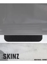 Tufskinz Door Sill Protection Fits 2019-2020 Ford Ranger Real Carbon Fiber(Domed) Rear Doors Plain                                     - RAG016-DCF-G - Image 2