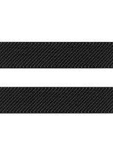 Tufskinz Door Sill Protection Fits 2019-2020 Ford Ranger Real Carbon Fiber(Domed) Rear Doors Plain                                     - RAG016-DCF-G - Image 2