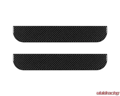Tufskinz Door Sill Protection Fits 2019-2020 Ford Ranger Real Carbon Fiber(Domed) Rear Doors Plain - RAG016-DCF-G