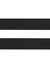 Tufskinz Door Sill Protection Fits 2019-2020 Ford Ranger Real Carbon Fiber(Raw) Rear Doors Plain                                     - RAG016-RCFPT-X - Image 2