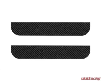 Tufskinz Door Sill Protection Fits 2019-2020 Ford Ranger Real Carbon Fiber(Raw) Rear Doors Plain - RAG016-RCFPT-X